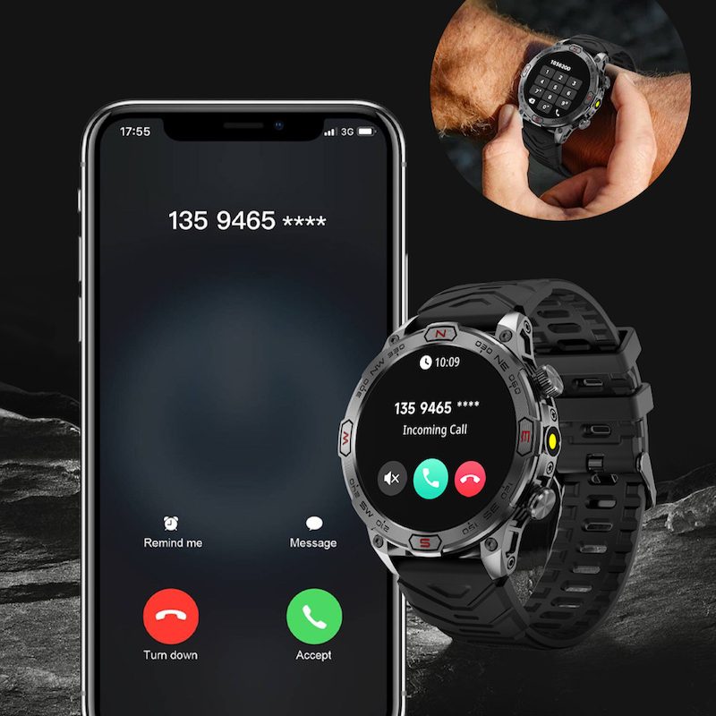 Chytré hodinky PinnacleX Pro s GPS a funkcemi sledování zdraví