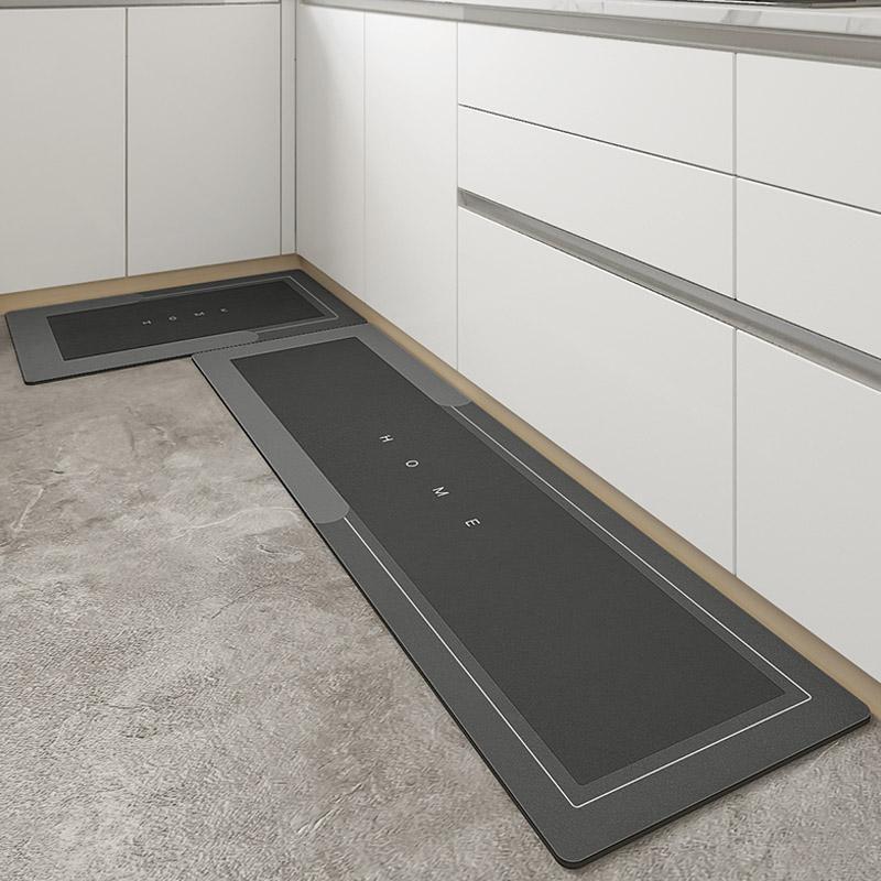 Quick-Dry Microfiber Bath Mat, Aurea Plush Absorbent Bathroom Rug