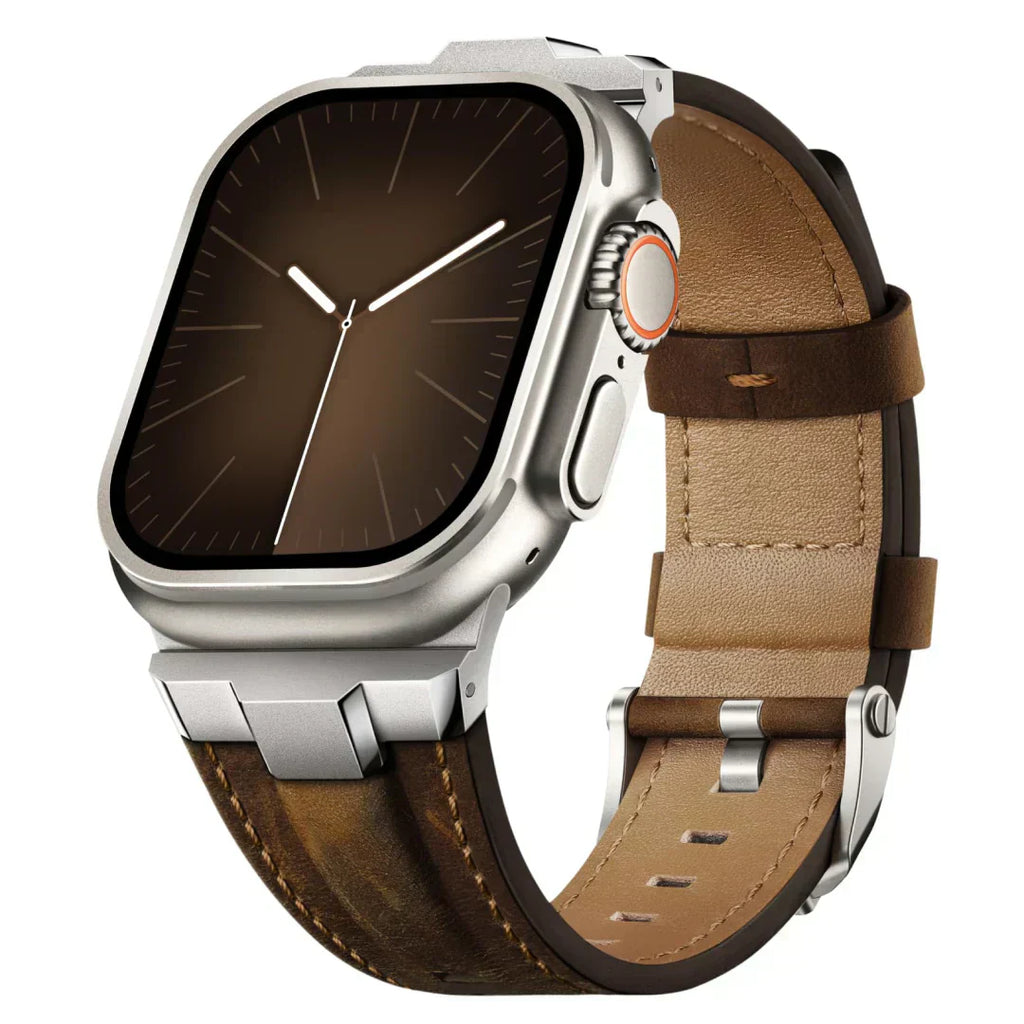 Wayfarer-Lederarmband für die Apple Watch, alltagstaugliches Outdoor-Armband