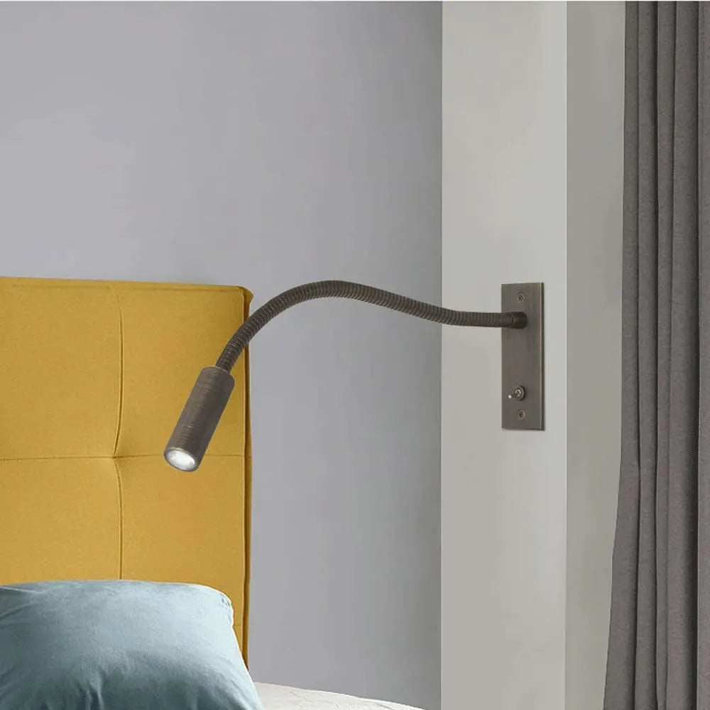 Verstellbare LED-Lesewandleuchte, NexaLux-Spot-Wandleuchte