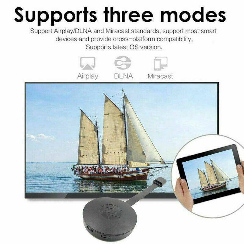 Kabelloser Bildschirmspiegelungsadapter, kompakter 1080p-HDMI-Streaming-Empfänger