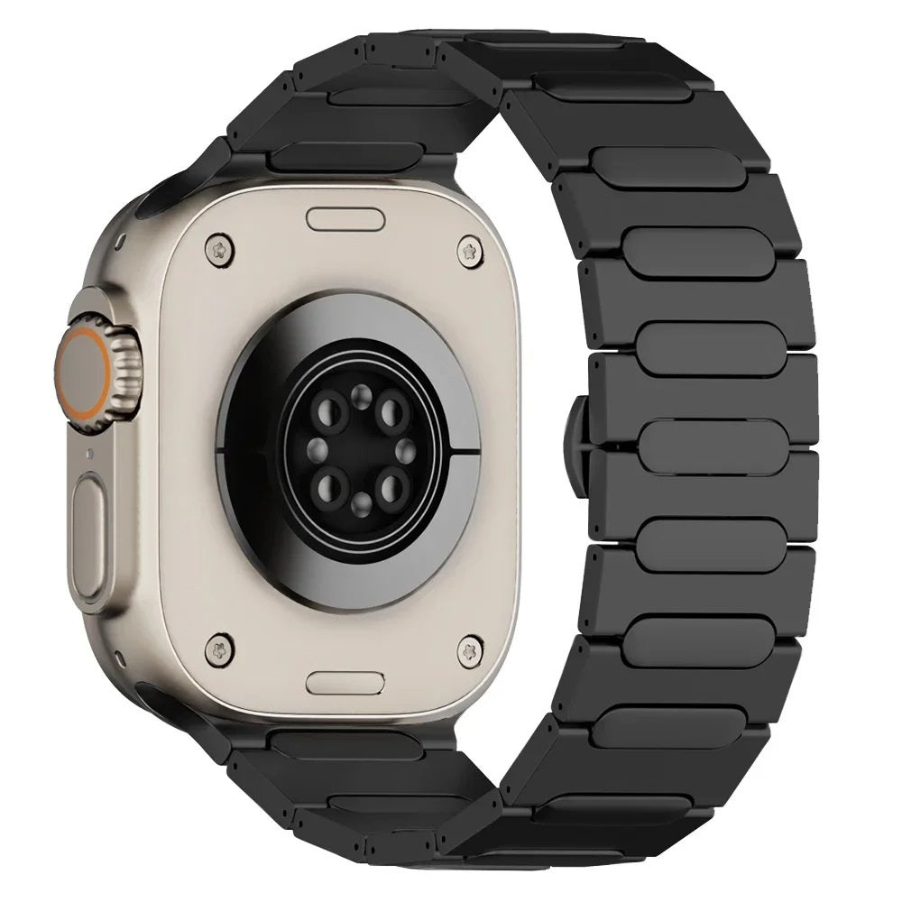 Titanový náramek pro Apple Watch Ultra 1/2, zapínání Aureon Butterfly