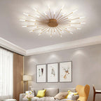 Asterra Albina Metal & Acrylic Flush Ceiling Light, 12W to 42W LED