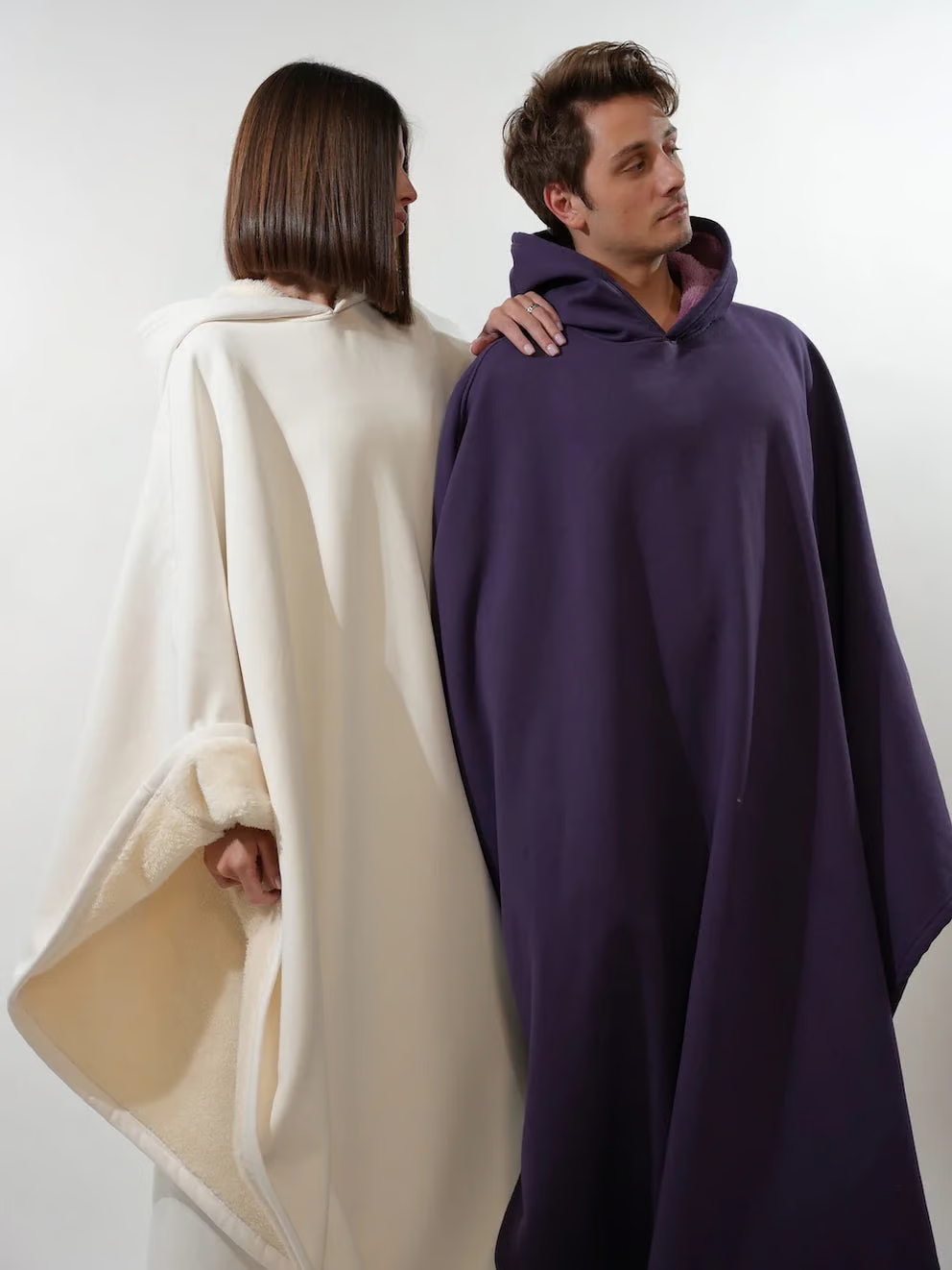 Camisola com capuz ponderada ArcticFlare NovaWeave, conforto calmante em polar