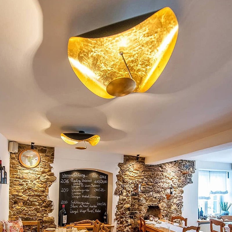 Airsha Pendant Light 3 Colour, Gold Foil Pendant Lights | Fioriscas