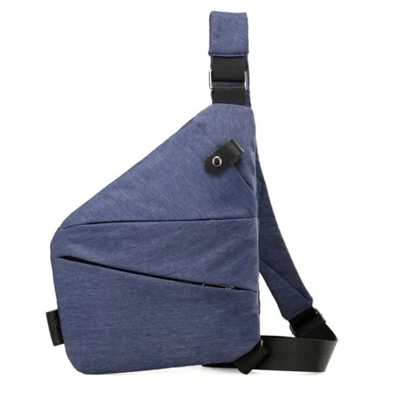 RFID-Blocking Anti-Theft Crossbody Travel Bag, Water-Resistant