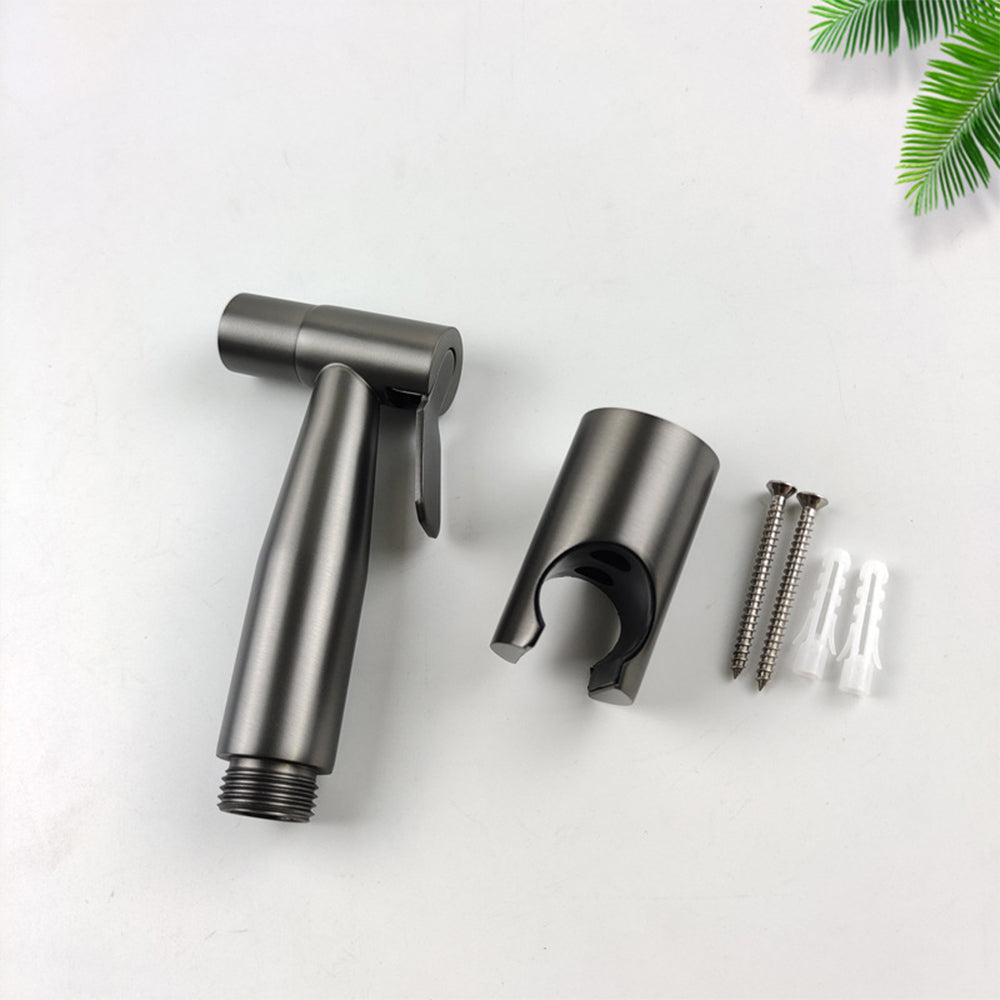 Nuvoro Handheld Bidet Sprayer, Gunmetal Grey Stainless Steel