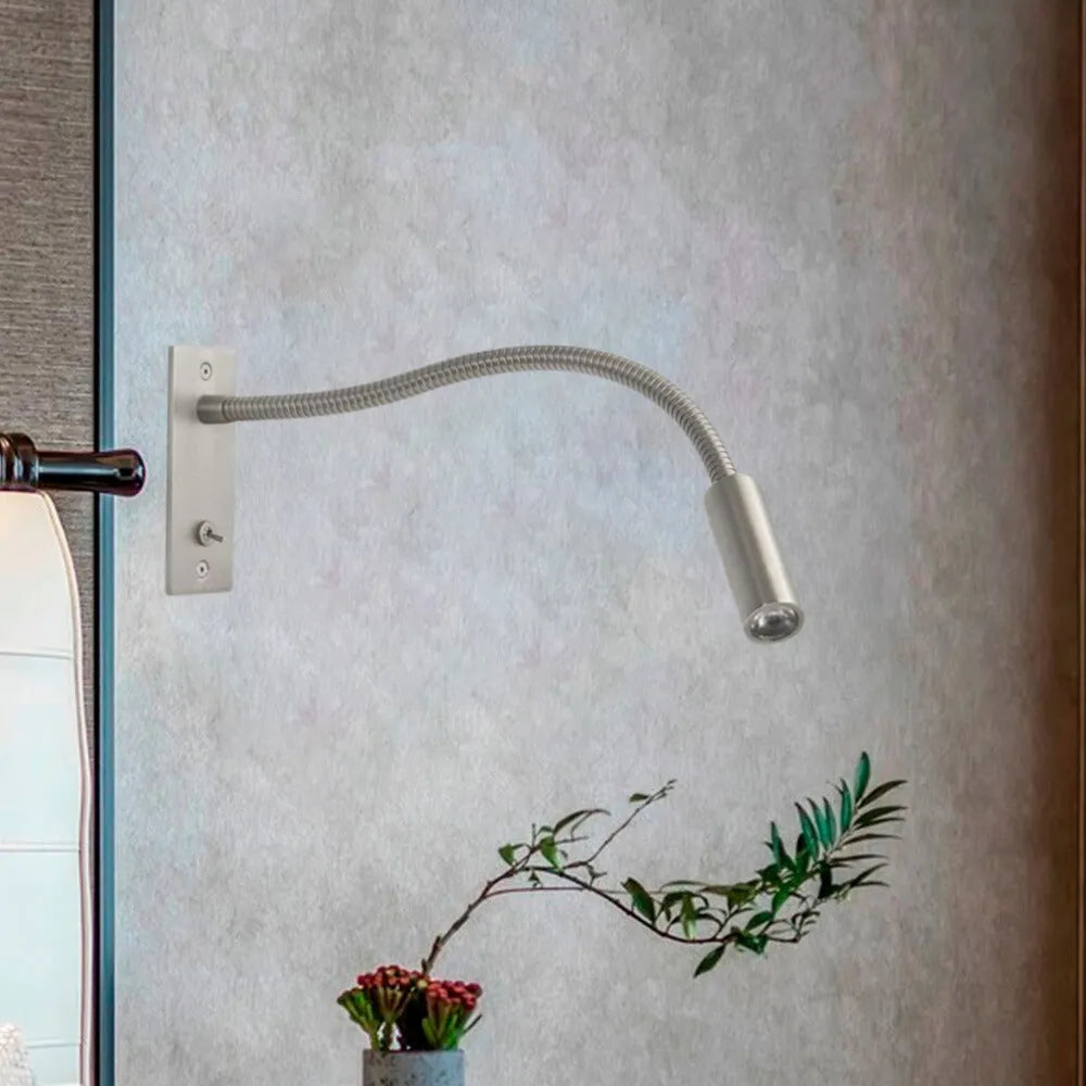 Verstellbare LED-Lesewandleuchte, NexaLux-Spot-Wandleuchte