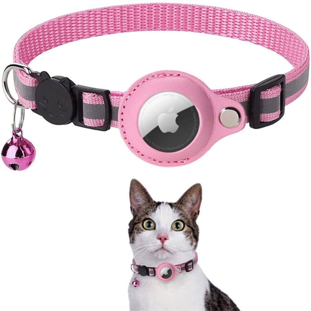 Asterra Reflective Cat Collar with GPS Tracker Mount, Quick-Release