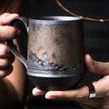 Canecas Everhart Harvest em Pedra, Design Rústico, Unidade ou Conjunto de 4