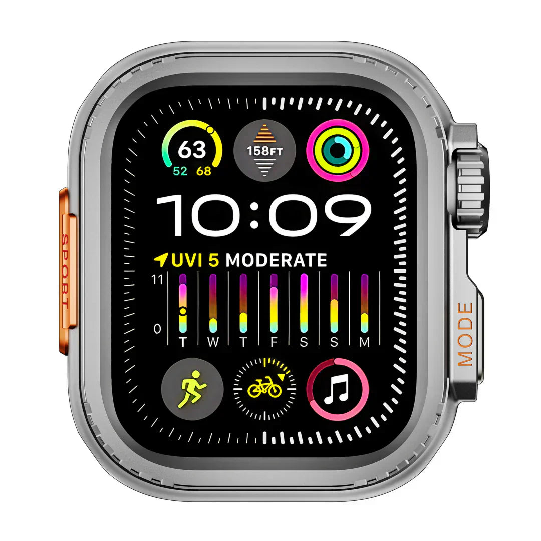 Apple Watch Case in Aluminum, AeroGuard Rugged Protective Shell
