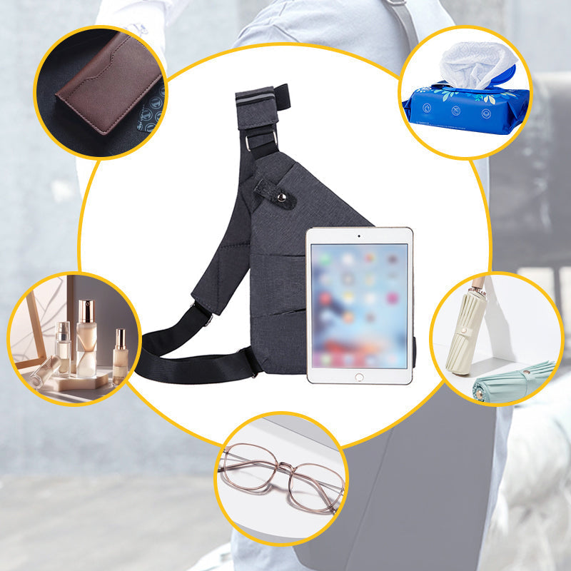 NovaGuard Anti-Theft Sling Bag with Adjustable Crossbody Strap