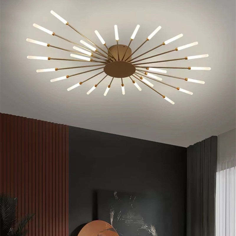 Asterra Albina Metal & Acrylic Flush Ceiling Light, 12W to 42W LED