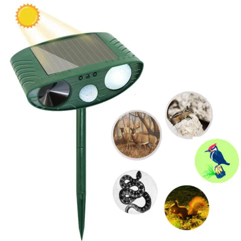 FloraShield Solar Motion-Activated Deer Repeller For Yards And Gardens