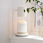 Ceramic fragrance lamp for essential oils & cozy atmosphere - Fioriscas