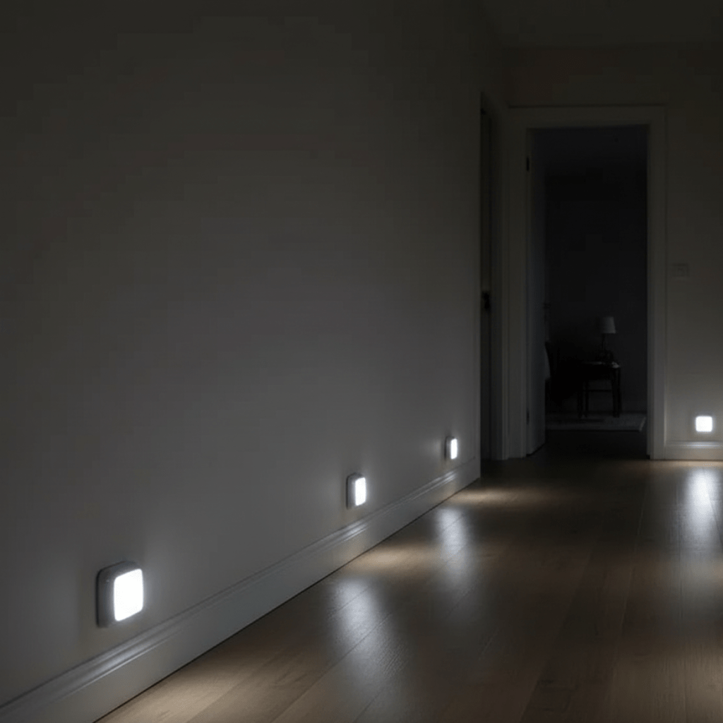 Intelligent LED-sengelys med bevegelsessensor - Fioriscas