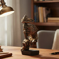 Abstract Golden Sculpture in Scandinavian Design - Fioriscas