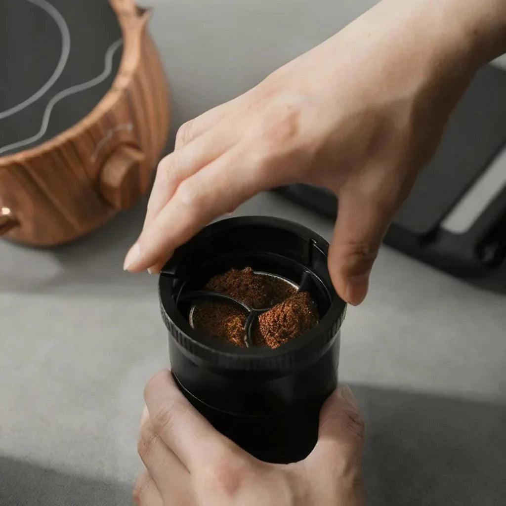 Verktyg för kaffefördelning med justerbar höjd för jämn extraktion - Fioriscas