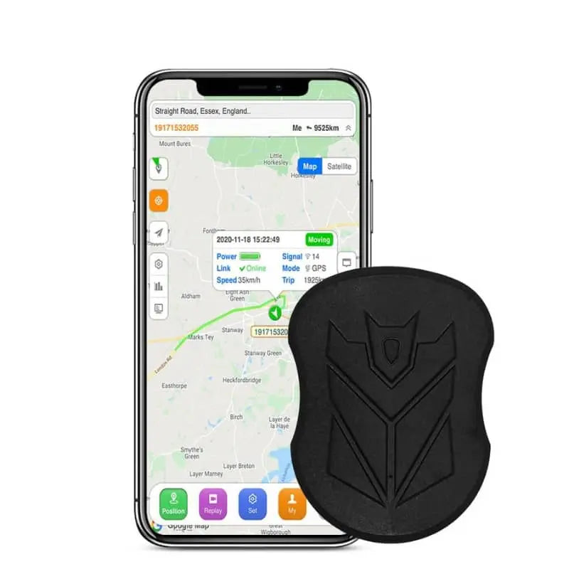 Rastreador GPS para automóvil con activación por voz, batería impermeable de 5000mAh