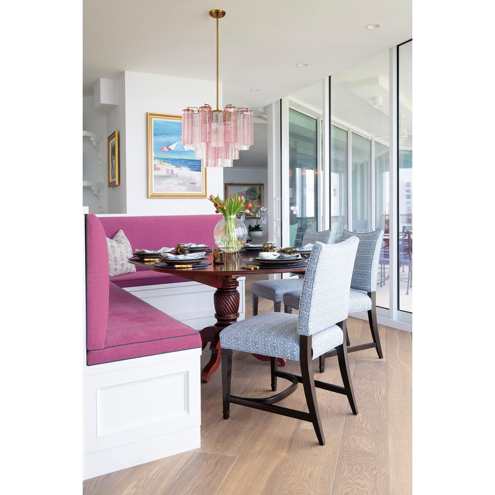 Lustra Murano Chandelier Glass Tube Layered Amber | Fioriscas
