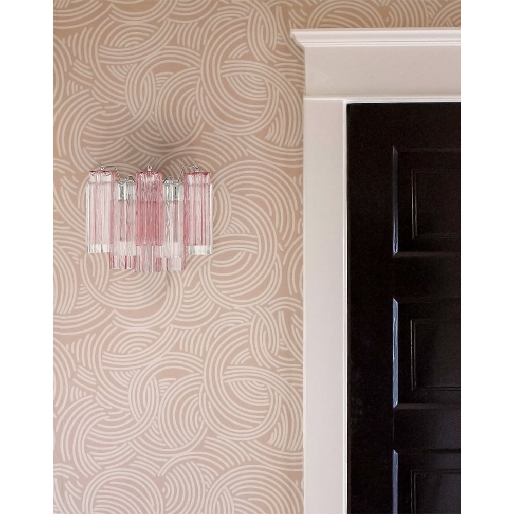 Aurora Wall Light Tronchi Glass Tube Tiered Amber Modern | Fioriscas
