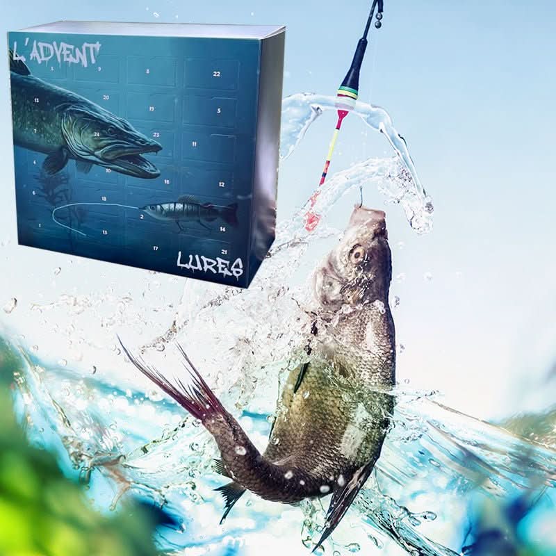 Calendário do Advento 2025 para pescadores com 24 iscos únicos - Fioriscas