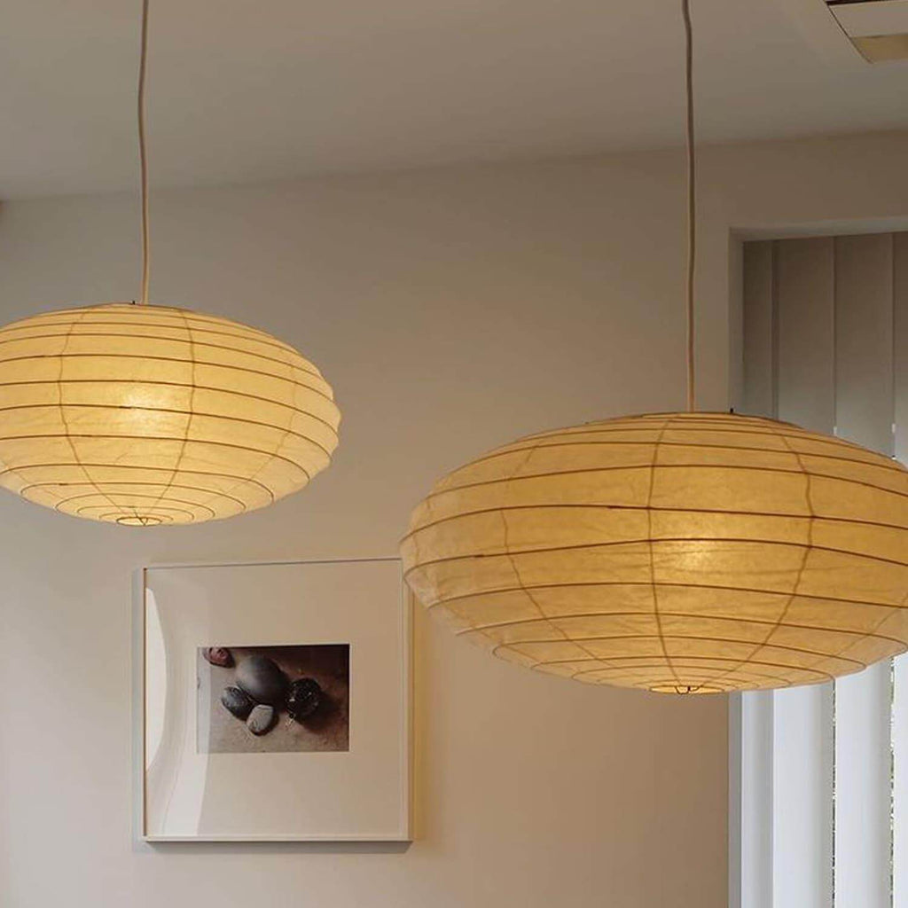 LumenLeaf EN Series Handcrafted Washi Paper Pendant Light