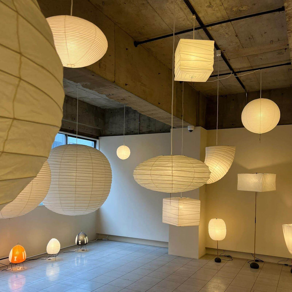 LumenLeaf EN Series Handcrafted Washi Paper Pendant Light