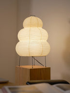 Shiori Glow Handmade Mulberry Paper Table Lamp Inspired By Japanese Lanterns