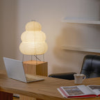 Shiori Glow Handmade Mulberry Paper Table Lamp Inspired By Japanese Lanterns