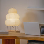 Shiori Glow Handmade Mulberry Paper Table Lamp Inspired By Japanese Lanterns