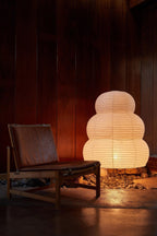 Shiori Glow Handmade Mulberry Paper Table Lamp Inspired By Japanese Lanterns