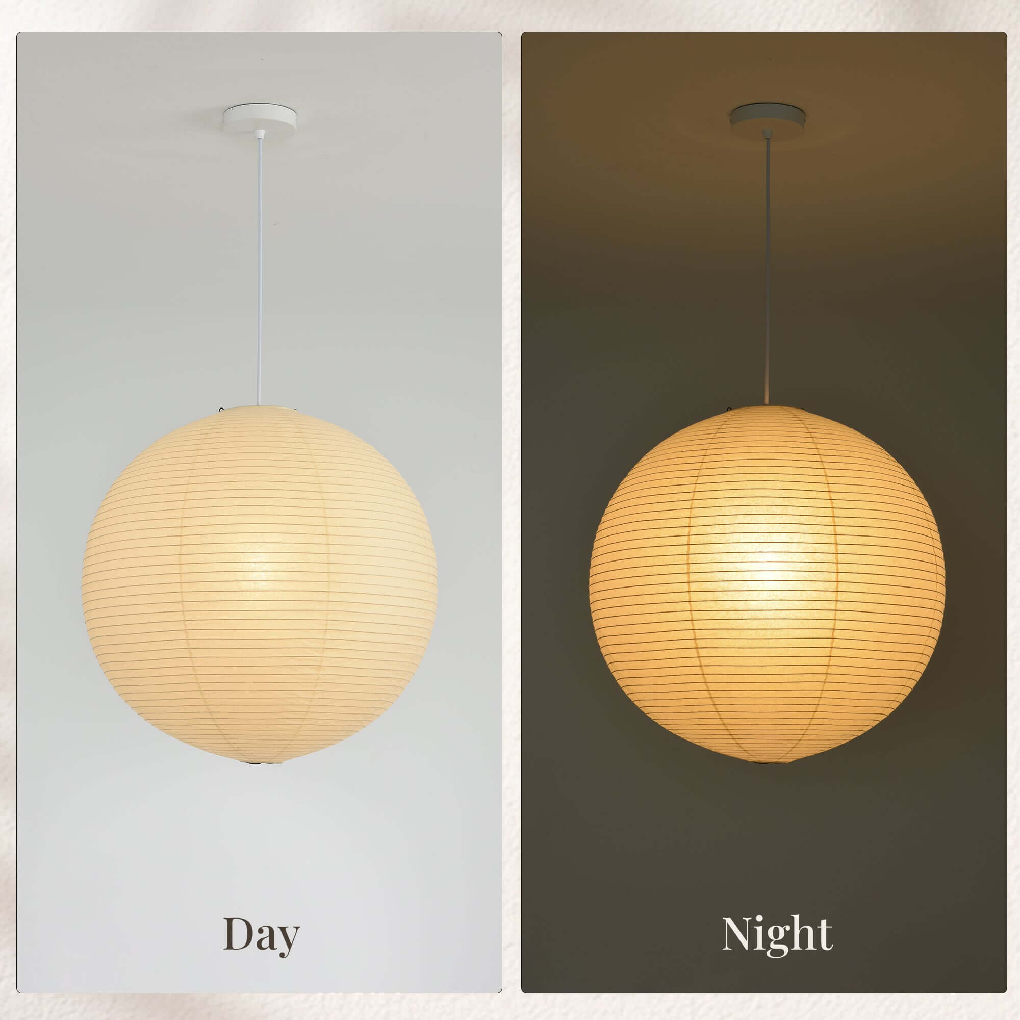 Ember Vale Spherical Pendant Light With Warm Japandi Wabi Sabi Glow