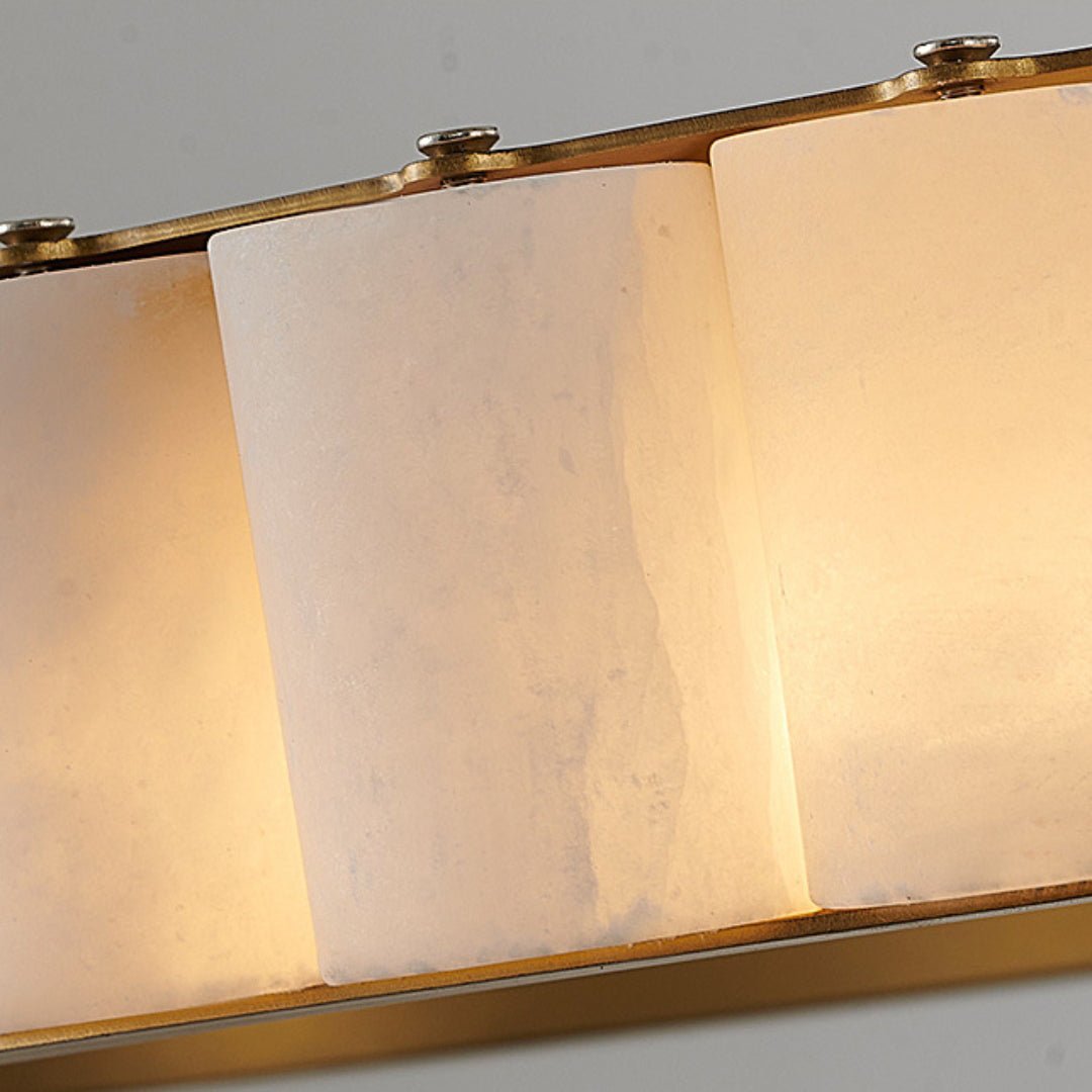 Orion Double Ring Alabaster Chandelier | Fioriscas