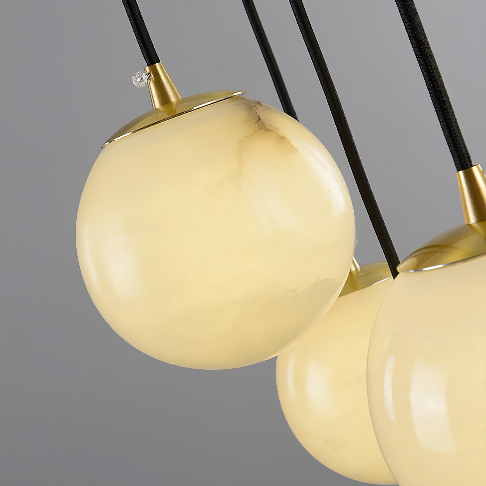 Gloruvye Balls Modern Cluster Alabaster  Chandelier | Fioriscas