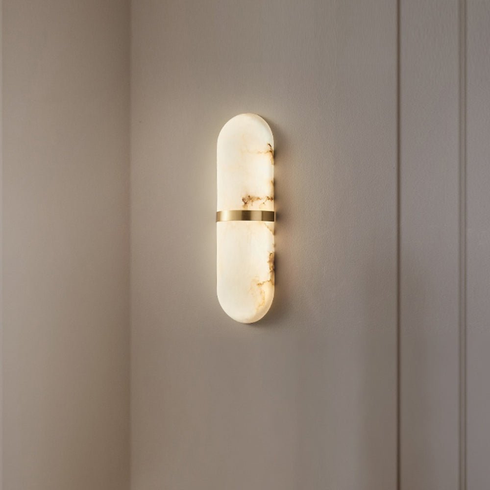 Ostruvyd Luxury Pill Alabaster Wall Lamp | Fioriscas