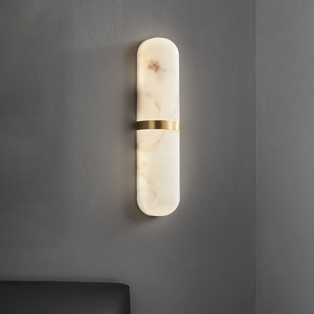 Ostruvyd Luxury Pill Alabaster Wall Lamp | Fioriscas