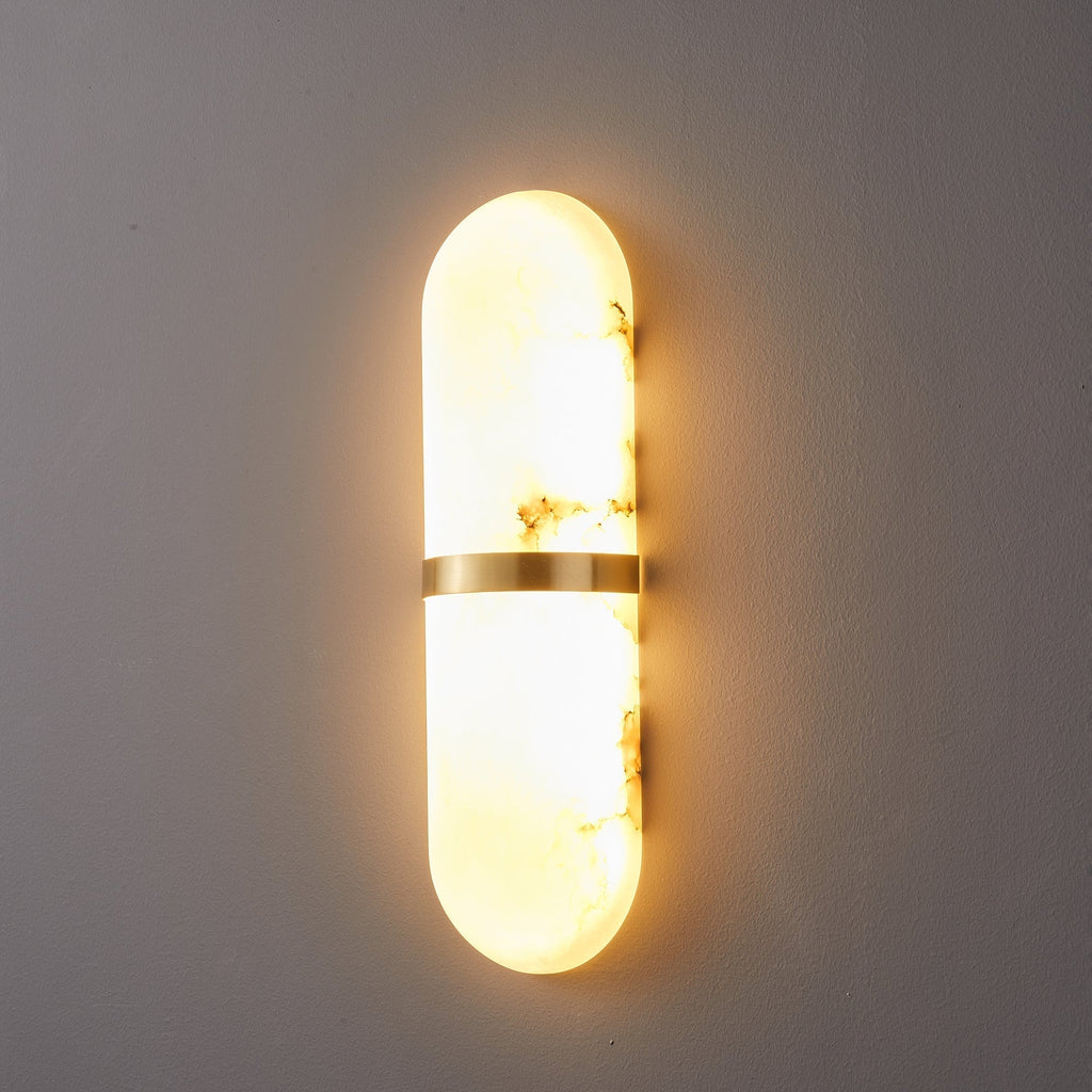 Ostruvyd Luxury Pill Alabaster Wall Lamp | Fioriscas