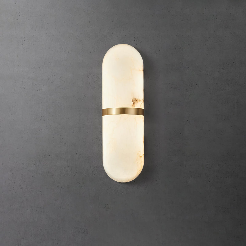 Ostruvyd Luxury Pill Alabaster Wall Lamp | Fioriscas