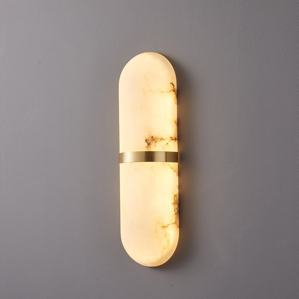 Ostruvyd Luxury Pill Alabaster Wall Lamp | Fioriscas