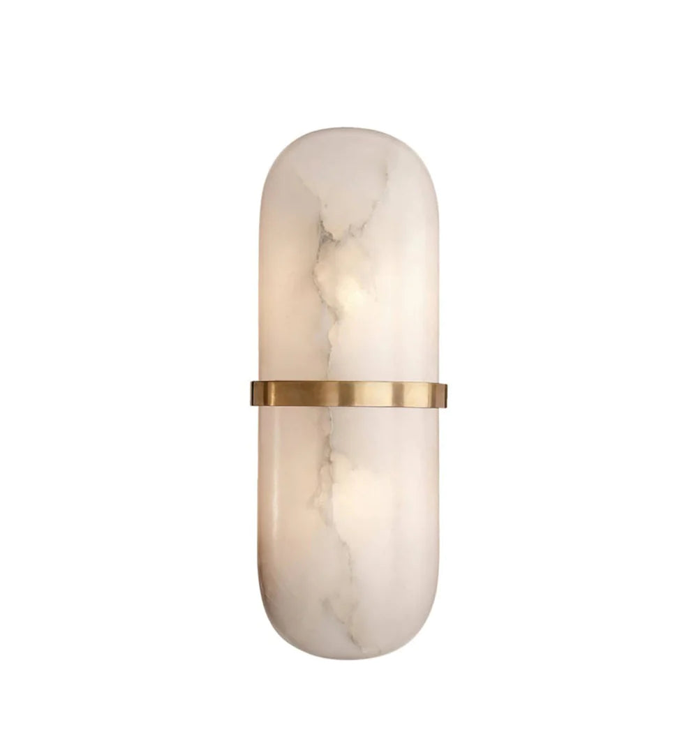 Ostruvyd Luxury Pill Alabaster Wall Lamp | Fioriscas