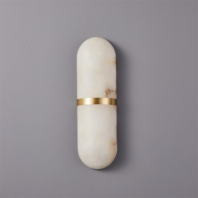 Ostruvyd Luxury Pill Alabaster Wall Lamp | Fioriscas