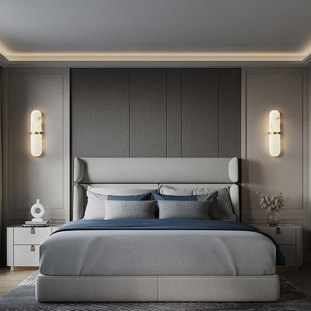 Ostruvyd Luxury Pill Alabaster Wall Lamp | Fioriscas