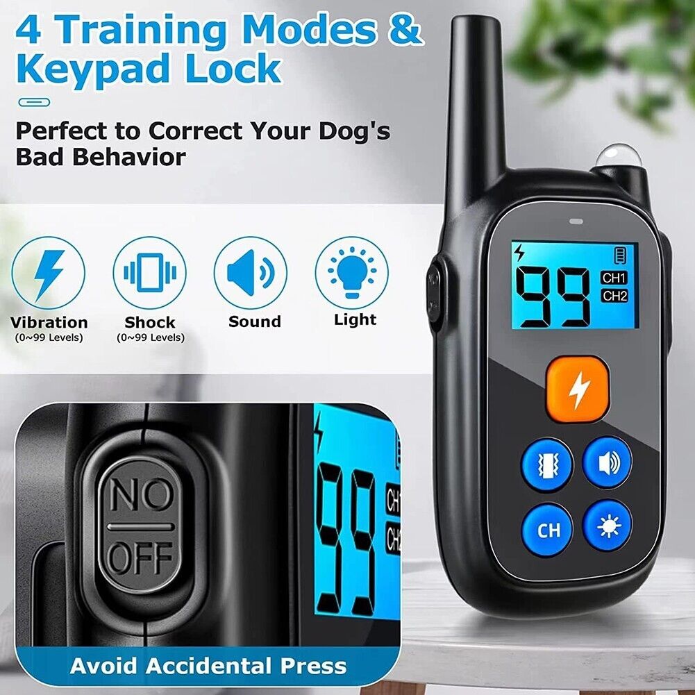 Ferntrainingshalsband für Hunde, AeroPaw Pro Elite, Vibrations- und statische Modi