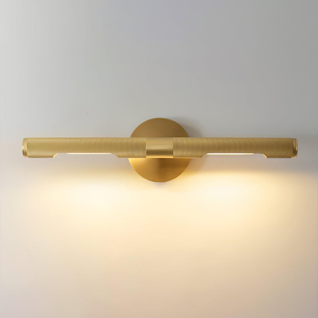 Solvain Modern Brass LED Wall Light | Fioriscas