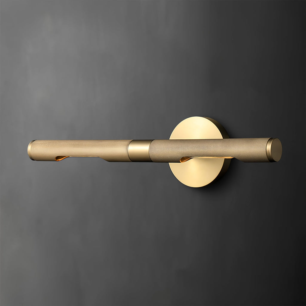 Solvain Modern Brass LED Wall Light | Fioriscas