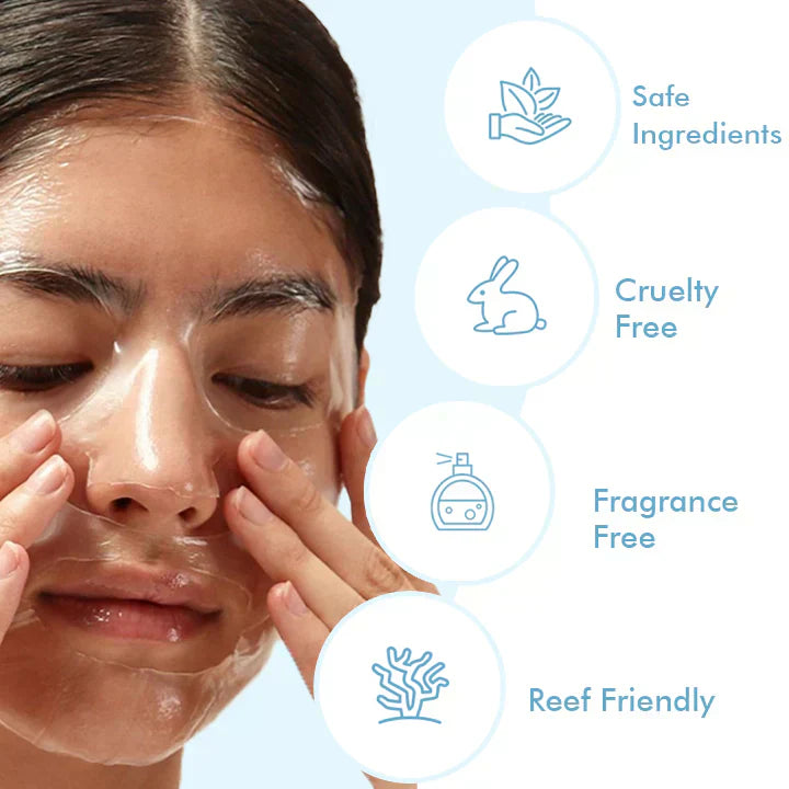 Bio-Collagen Hydrating Sheet Mask By Aurelia Glow For Glowing Skin