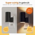 Dimmable LED night light with day/night sensor for pleasant room lighting - Fioriscas