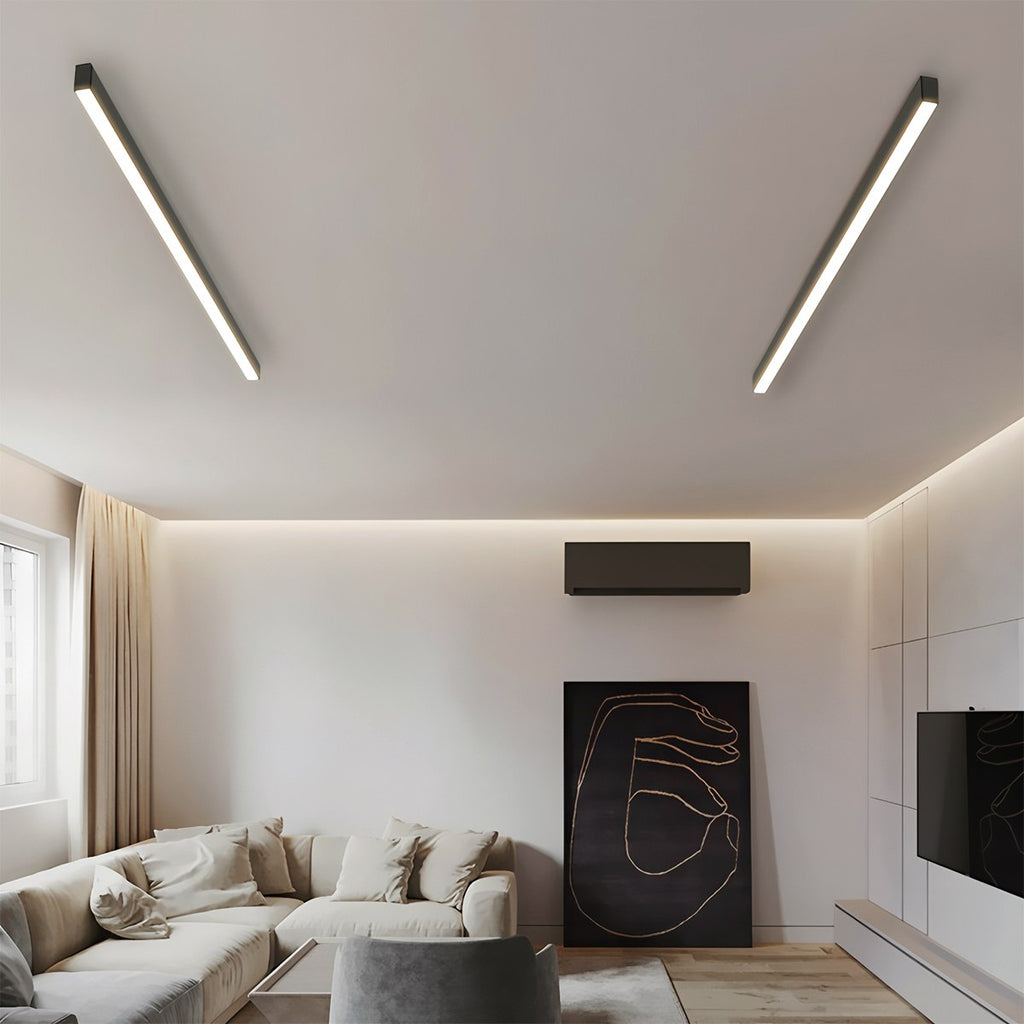 Zenithia Aura Ceiling Light With Acrylic Diffuser And Metal Frame