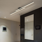 Plafoniera LED ultrasottile semipiatta in alluminio, LumenVale